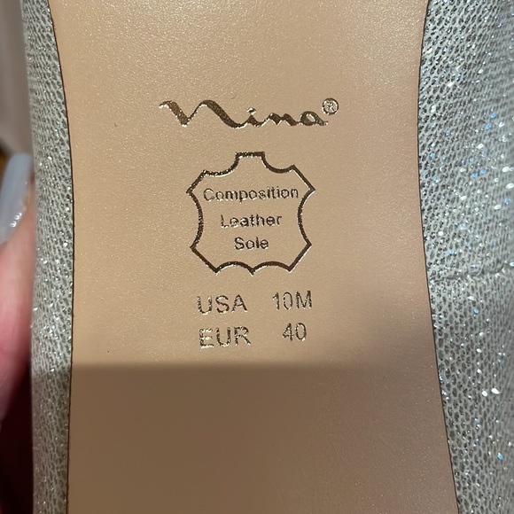 Sparkly Silver Evening Heel - Picture 4 of 4